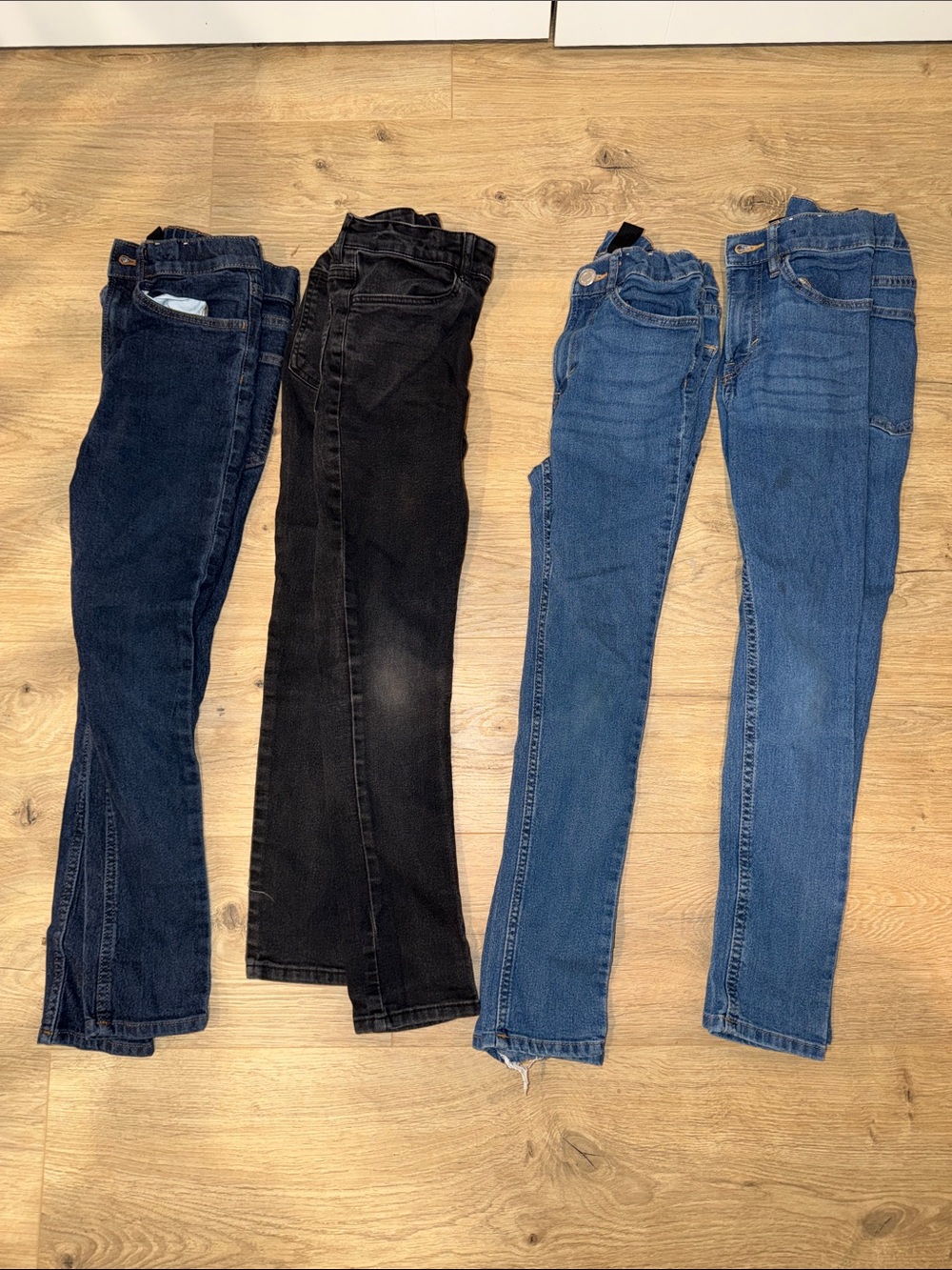 H&M Kids Jeans Bundle - Dark Blue, Black, Light Blue